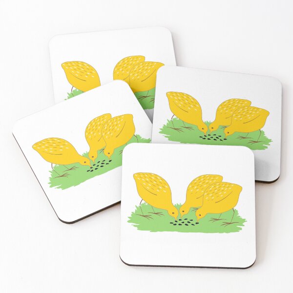 Item preview, Chickens pecking seeds of sunflower designed and sold by SpringForever.