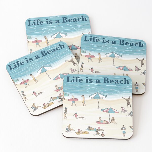 Item preview, Life is a Beach Australian Beach Scene designed and sold by Jaydee001.