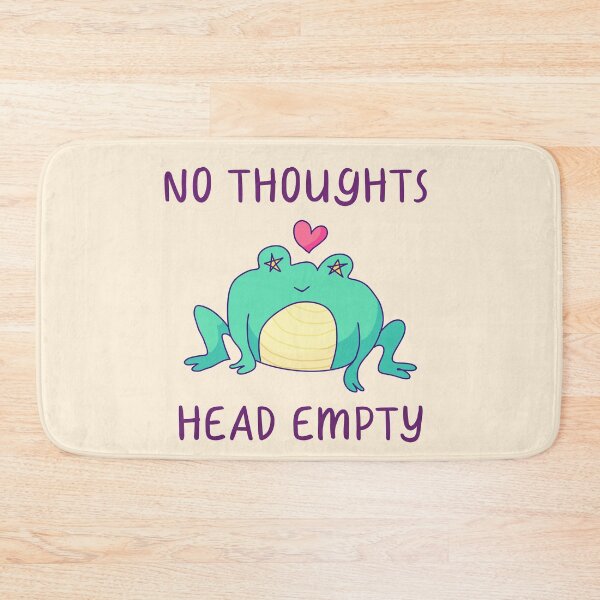 Item preview, No Thoughts, Head Empty, Frog In Love  designed and sold by ForTheFrogWar.