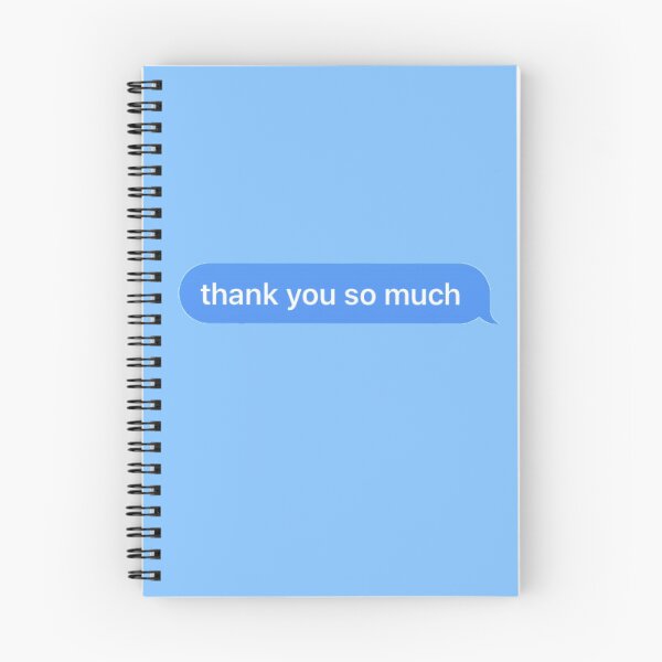 Item preview, Thank You So Much Blue Text Message Bubble designed and sold by Barolina.