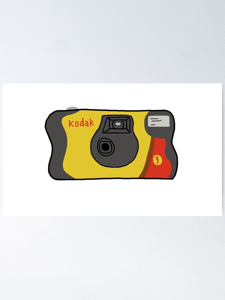 Póster for Sale con la obra «cámara desechable kodak» de