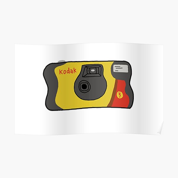 "kodak disposable camera" Poster by Simonsdesign Redbubble