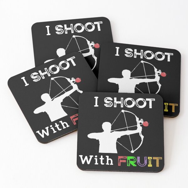 Item preview, I Shoot With Fruit Funny Archery Fruit  designed and sold by SparkleLiveLife.