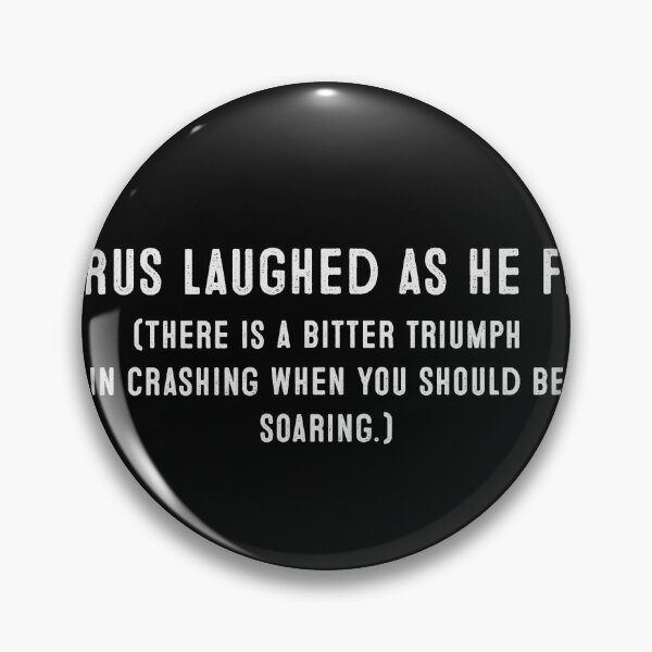 Item preview, Icarus laughed as he fell designed and sold by Mythology-Vibe.