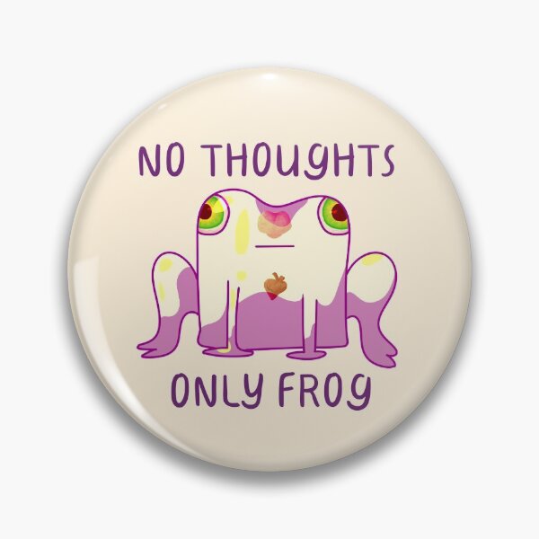 Item preview, No Thoughts, Only Frog, Zombie Frog designed and sold by ForTheFrogWar.