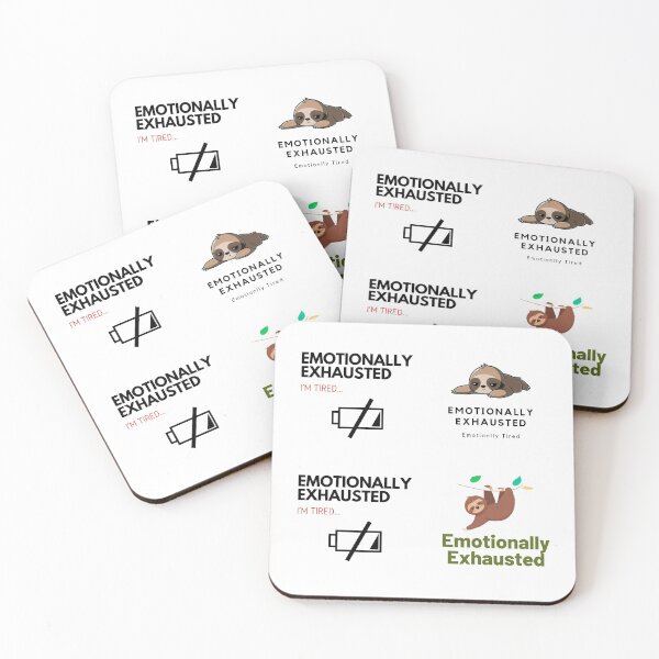 Item preview, Emotionally Exhausted Sticker Pack designed and sold by unclejab.