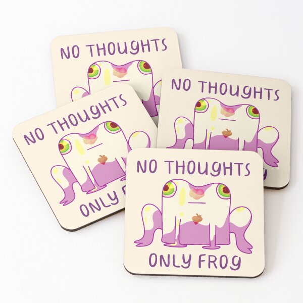 Item preview, No Thoughts, Only Frog, Zombie Frog designed and sold by ForTheFrogWar.