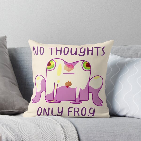 Item preview, No Thoughts, Only Frog, Zombie Frog designed and sold by ForTheFrogWar.