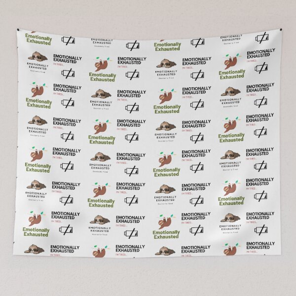 Item preview, Emotionally Exhausted Sticker Pack designed and sold by unclejab.