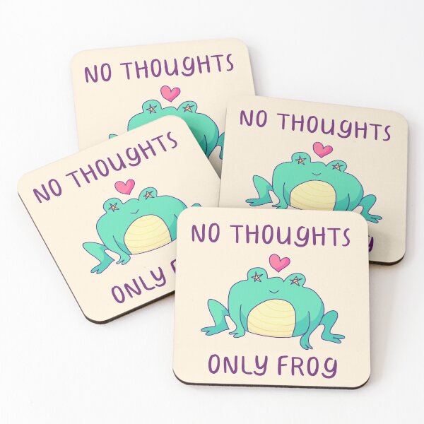Item preview, No Thoughts, Only Frog, Frog In Love  designed and sold by ForTheFrogWar.
