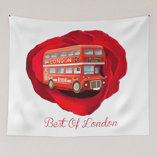 Item preview, The Best Of London UK - The Red Bus  designed and sold by VanyssaGraphics.