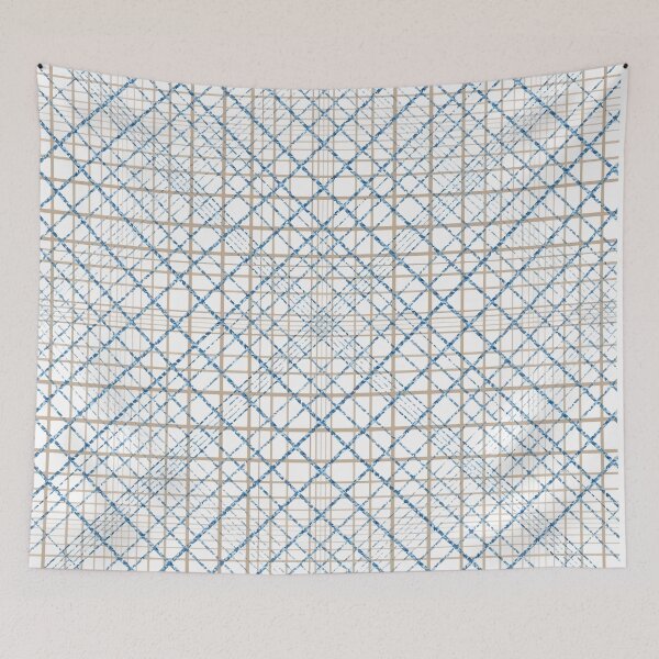 Item preview, Home-decor Tartan 3 , tartan, diagonal, minimal, fashion, lines, young, modern, stylish, minimal, line, minimalist, line-art, designed and sold by PrintedDreams.
