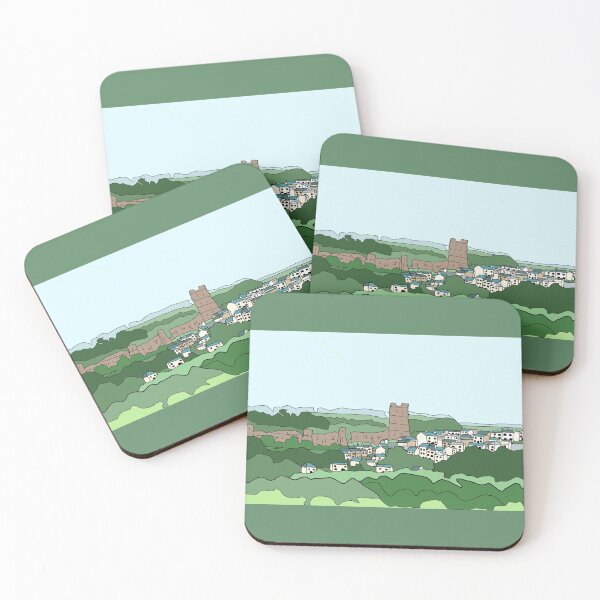 Item preview, Medieval Richmond Castle with Old Town, North Yorkshire designed and sold by Jenny Cathcart.