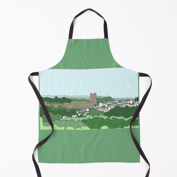 Artikelvorschau, Mittelalterliches Richmond Castle mit Altstadt, North Yorkshire entworfen und verkauft von Jenny Cathcart.