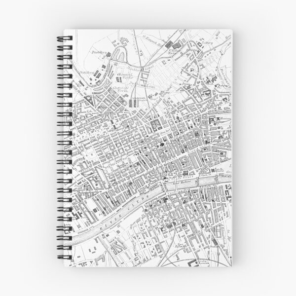 Item preview, Vintage Map of Glasgow, Scotland 1856 designed and sold by yourscotland.