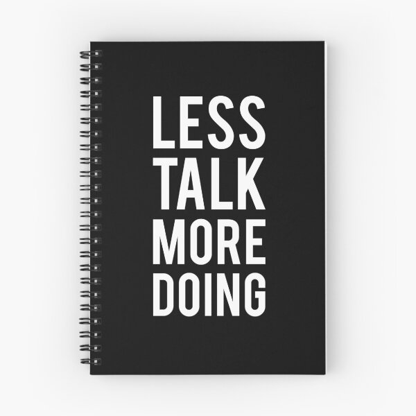 Item preview, less talk more doing designed and sold by BOITISTORE.