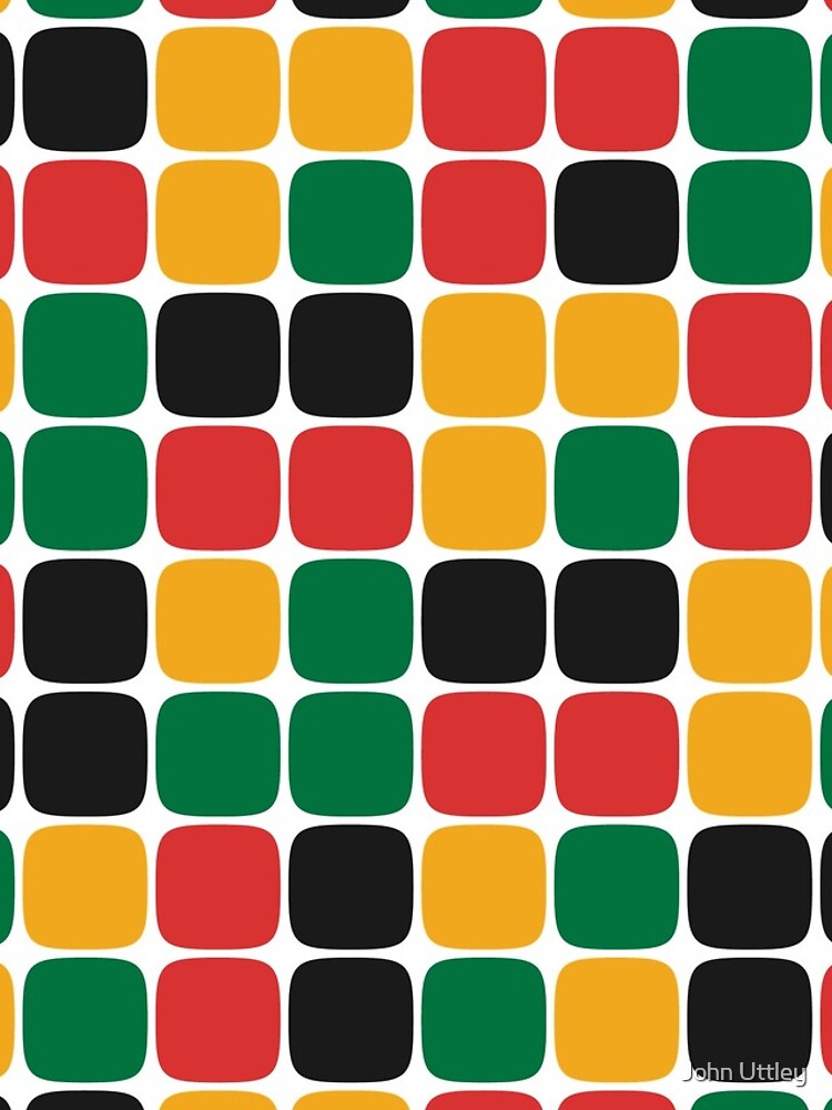 Thumbnail 4 of 4, iPhone Case, Squircle Pattern (Rasta Colours) designed and sold by johnuttley.