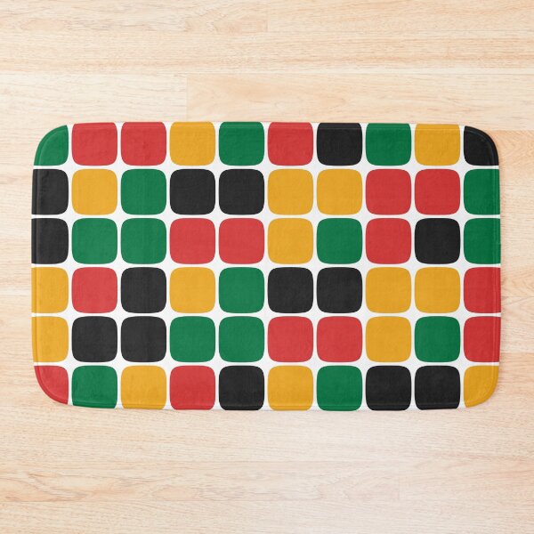 Item preview, Squircle Pattern (Rasta Colours) designed and sold by John Uttley.
