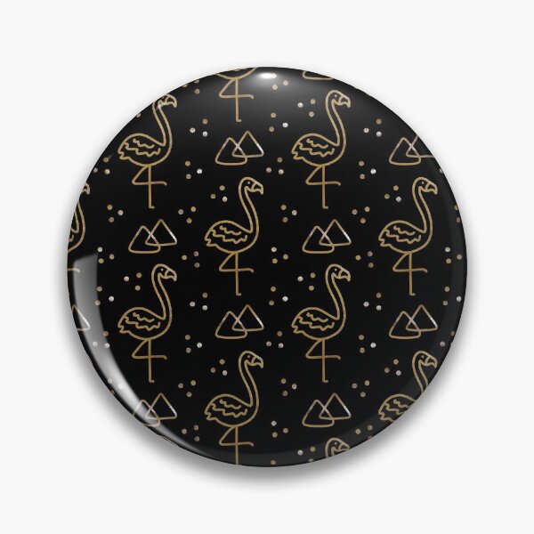 Item preview, Geo Flamingo on Black designed and sold by The Wellington Boot.