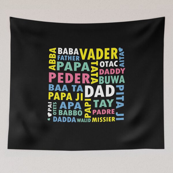 Item preview, papa in different languages designed and sold by MallsD.