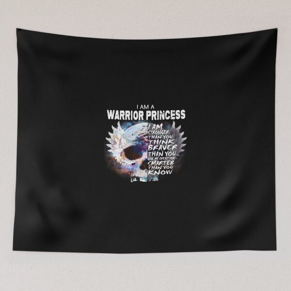 Item preview, Warrior Princess Skull Design designed and sold by primetee.