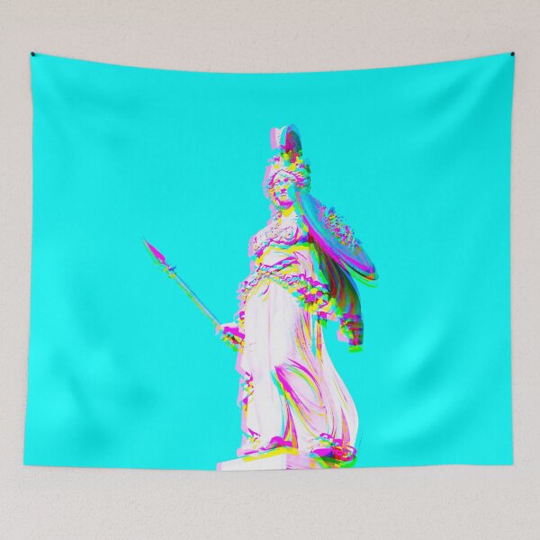 Item preview, Athena RGB Vaporwave Glitch Art designed and sold by glitchhub.