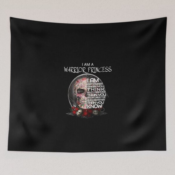 Item preview, Warrior Princess Skull Design designed and sold by primetee.