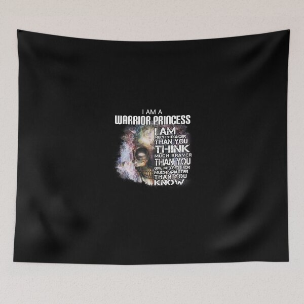 Item preview, Warrior Princess Skull Design designed and sold by primetee.
