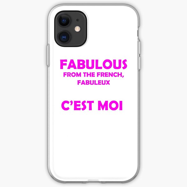 Fabulous - C'est moi (Pink) iPhone Soft Case