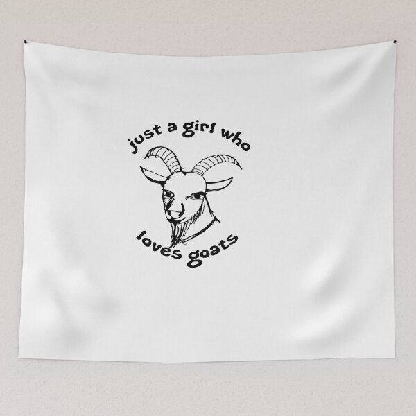 Item preview,  Just A Girl Who Loves Goats designed and sold by HeroProd.