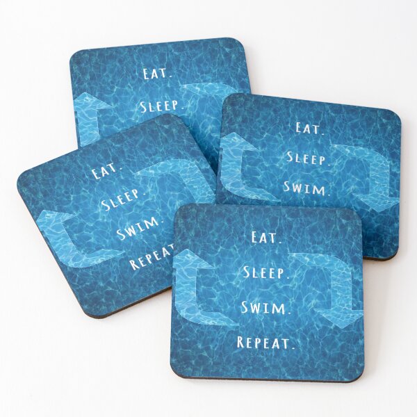 Item preview, Eat.Sleep.Swim.Repeat designed and sold by Pooja-Alva.