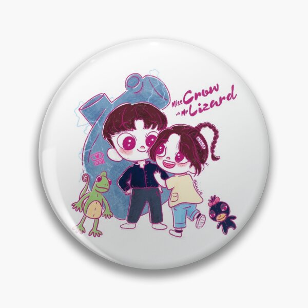 Item preview, Miss Crow with Mr. Lizard - 乌鸦小姐与蜥蜴先生 fanart designed and sold by liajung.