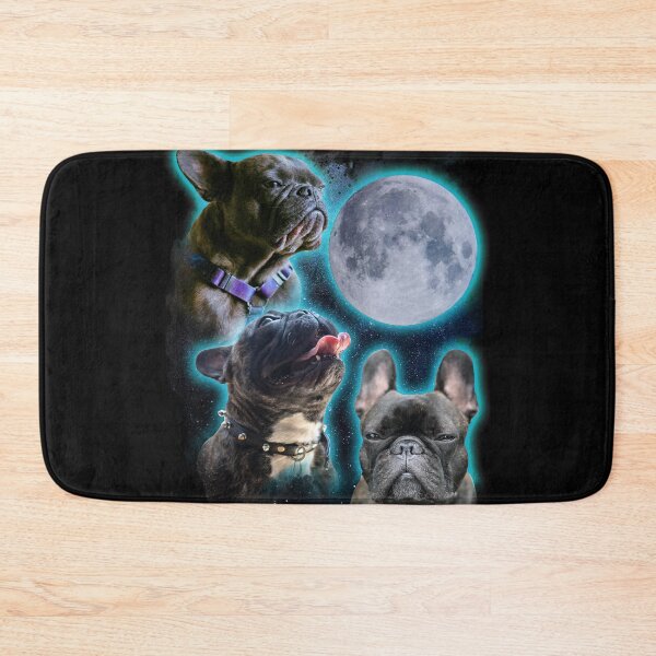 Item preview, Three Frenchies moon designed and sold by Ursula Lopez Sorribes.