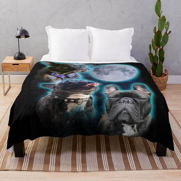 Item preview, Three Frenchies moon designed and sold by Ursula Lopez Sorribes.