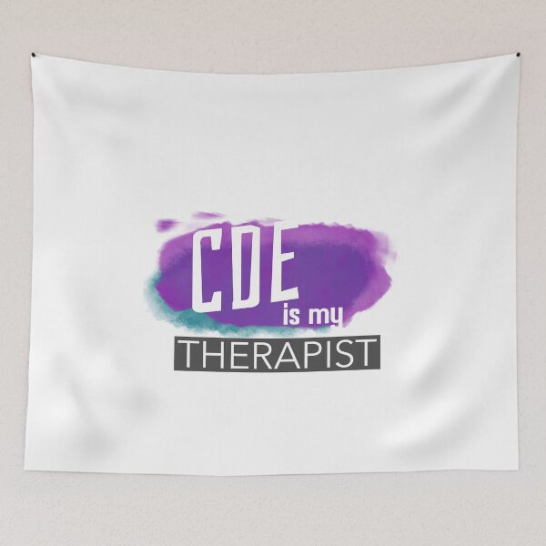 Item preview, CDE es mi terapeuta designed and sold by JellyAF.