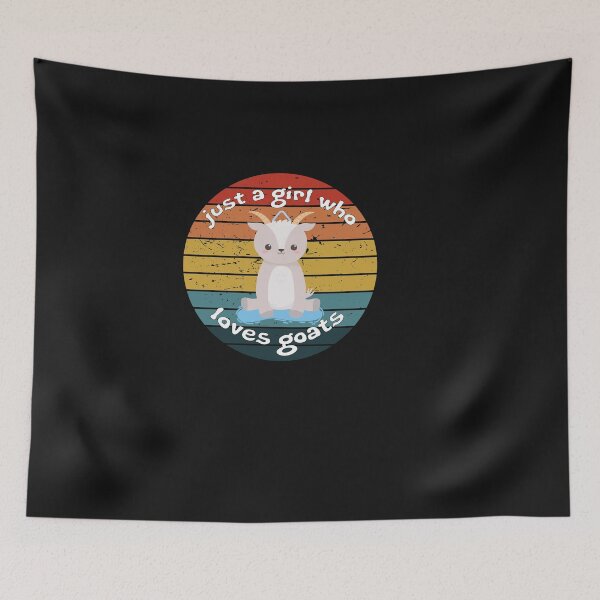 Item preview, Just A Girl Who Loves Goats designed and sold by HeroProd.