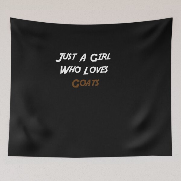 Item preview, Just A Girl Who Loves Goats designed and sold by HeroProd.