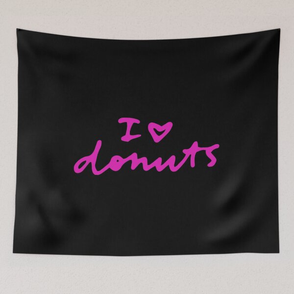Item preview, i love donuts, pink aesthetic designed and sold by Happy  Soul Store.