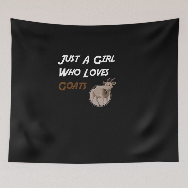 Item preview, Just A Girl Who Loves Goats designed and sold by HeroProd.
