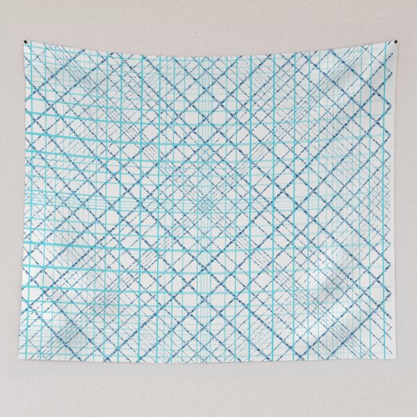 Item preview, Home-decor Tartan 4 , tartan, diagonal, minimal, fashion, lines, young, modern, stylish, minimal, line, minimalist, line-art, designed and sold by PrintedDreams.