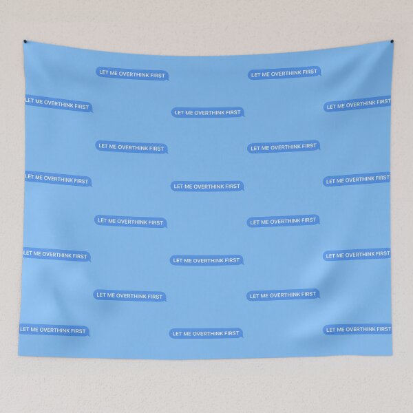 Item preview, Let Me Overthink This First Text Message Bubble designed and sold by Barolina.
