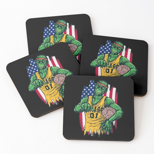 Item preview, Basketball Zombie Brain Basketball American Flag designed and sold by FalkDania.