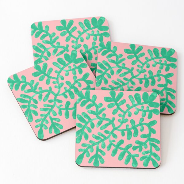 Item preview, Green flora with pink designed and sold by valdegilde.