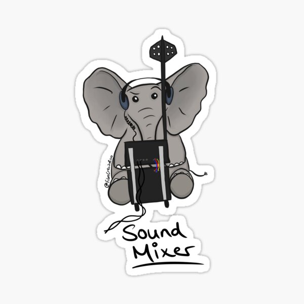 Item preview, Sound Mixer Elephant  designed and sold by Aoife Murray.
