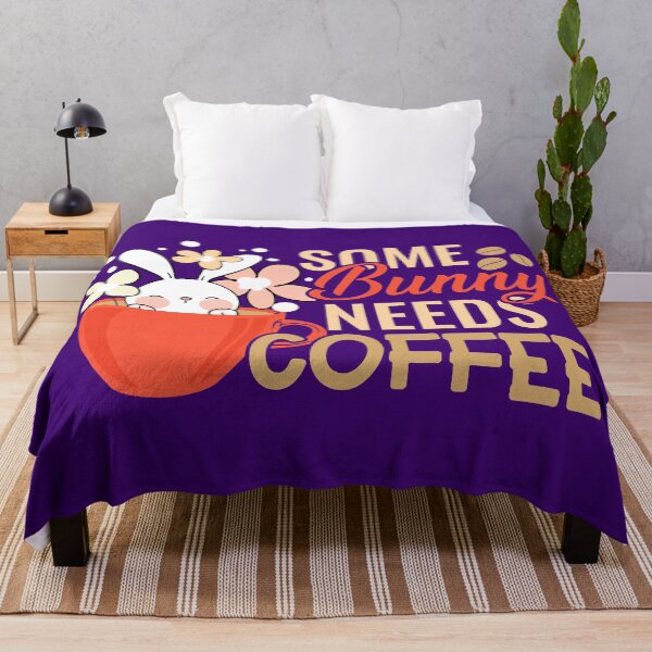 Item preview, Some bunny needs coffee designed and sold by designprotocol.