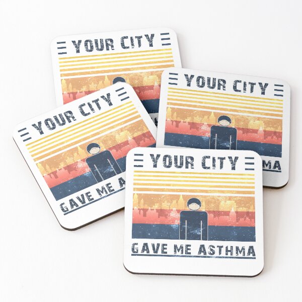 Item preview, Your City gave me Asthma - Vintage Feel designed and sold by ZartyDesigns.