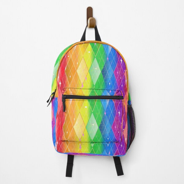 Item preview, Bright Rainbow Argyle - Gay Pride Flag Colors Glitter Sparkle designed and sold by ArgyleImp.