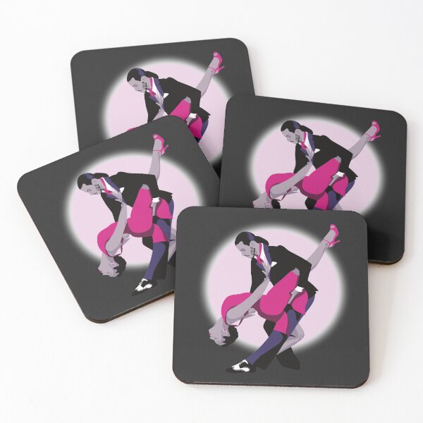 Item preview, Tango Dancers - Pink & Purple designed and sold by ladyfacecreates.