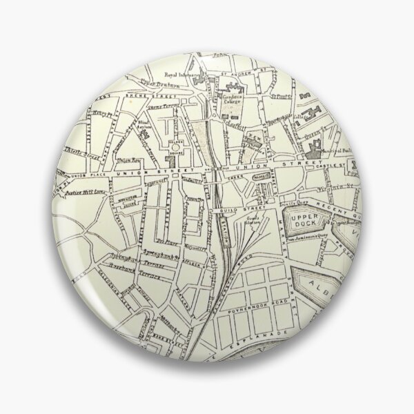Item preview, Vintage Map of Aberdeen, Scotland 1888 designed and sold by yourscotland.