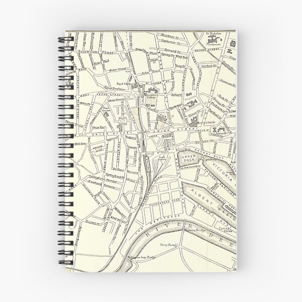 Item preview, Vintage Map of Aberdeen, Scotland 1888 designed and sold by yourscotland.